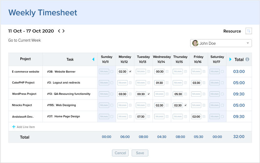 Daily or Weekly Timesheet Daily or Weekly Timesheet